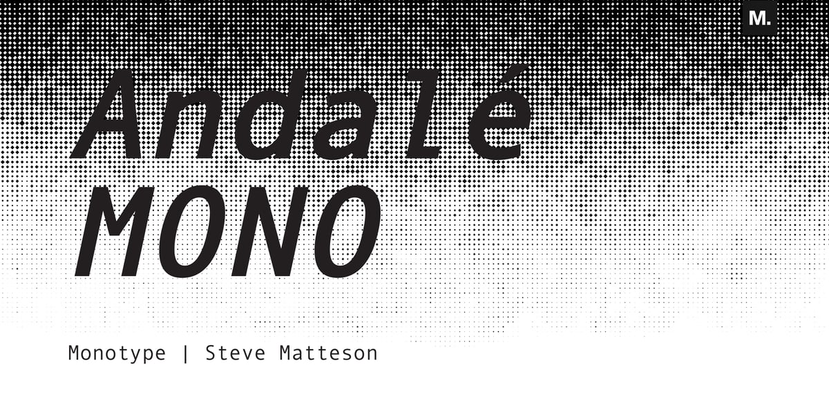 Andale Mono Font | Webfont & Desktop | MyFonts