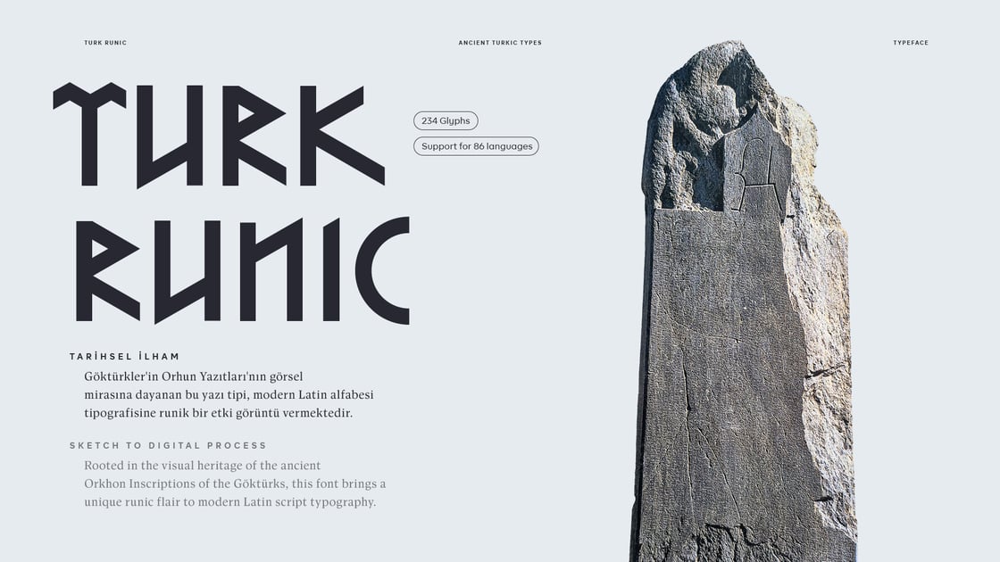 Turkis Runes Turk Runic Font | Webfont & Desktop | MyFonts
