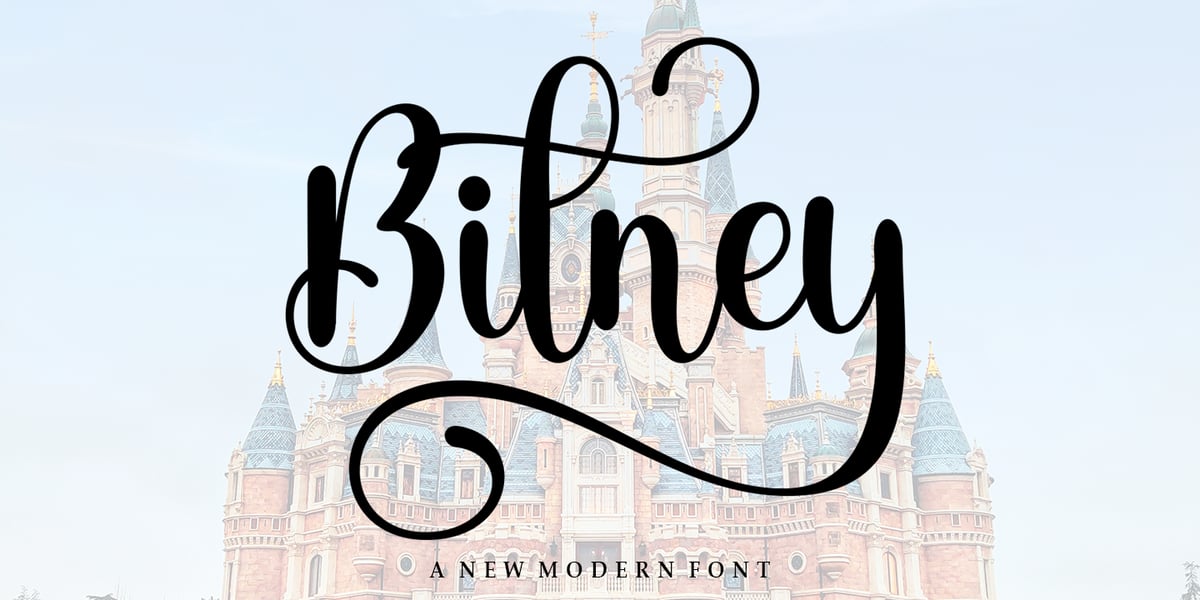 Bitney Script Font | Webfont & Desktop | MyFonts