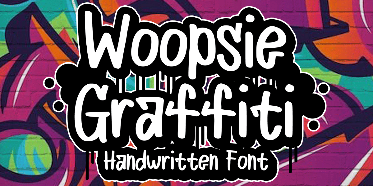 Woopsie Woopsie Graffiti Font | Webfont & Desktop | MyFonts