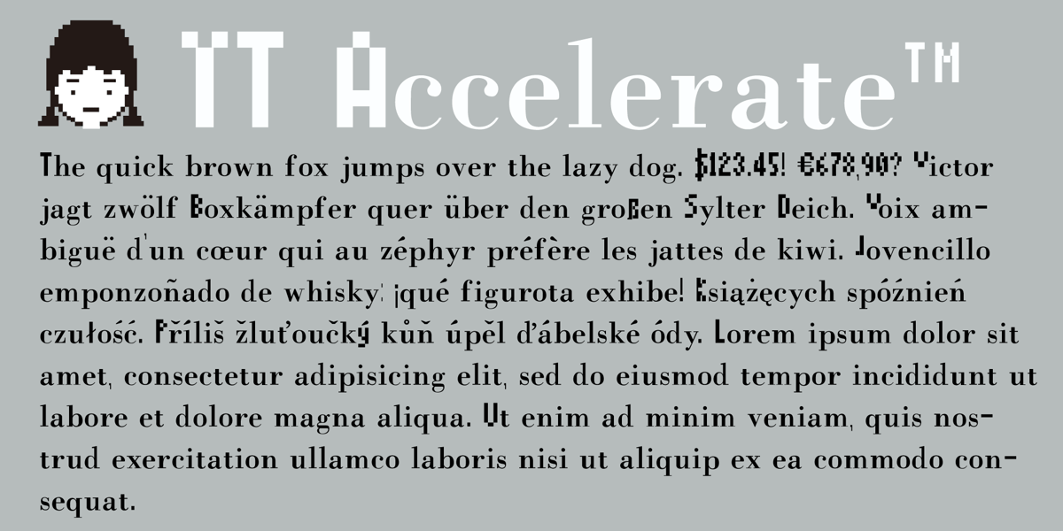 YT Accelerate Font | Webfont & Desktop | MyFonts