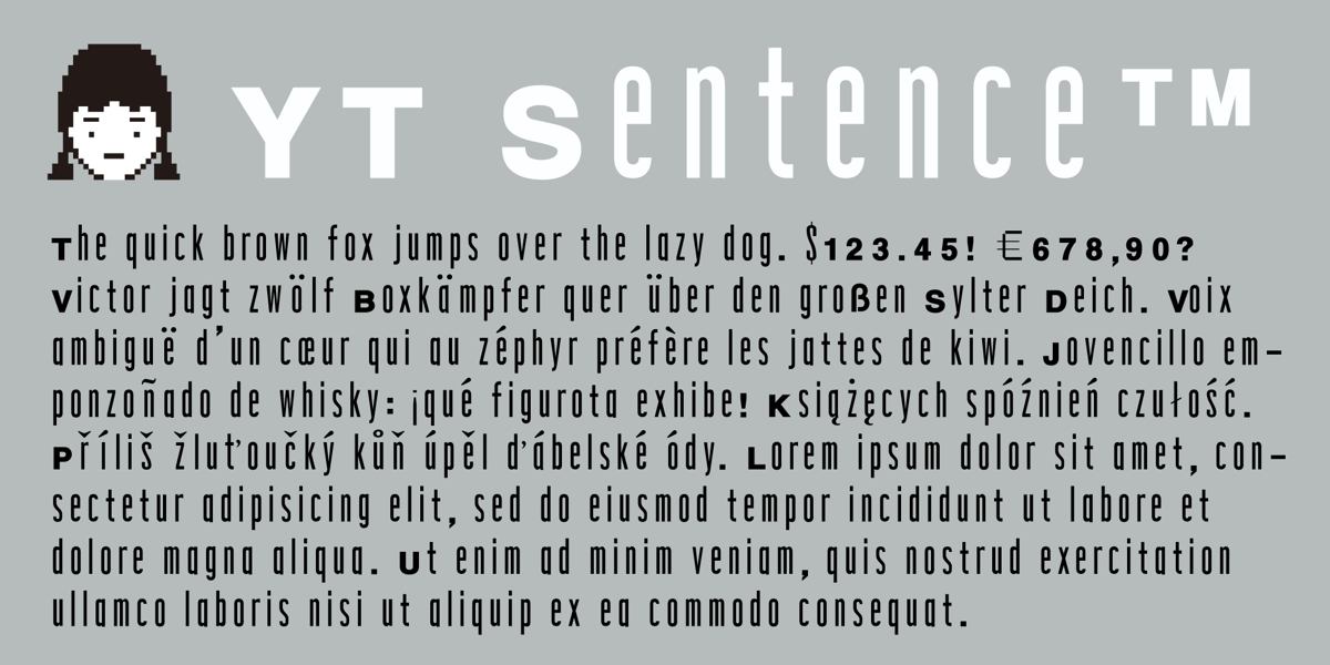 YT Sentence Font | Webfont & Desktop | MyFonts