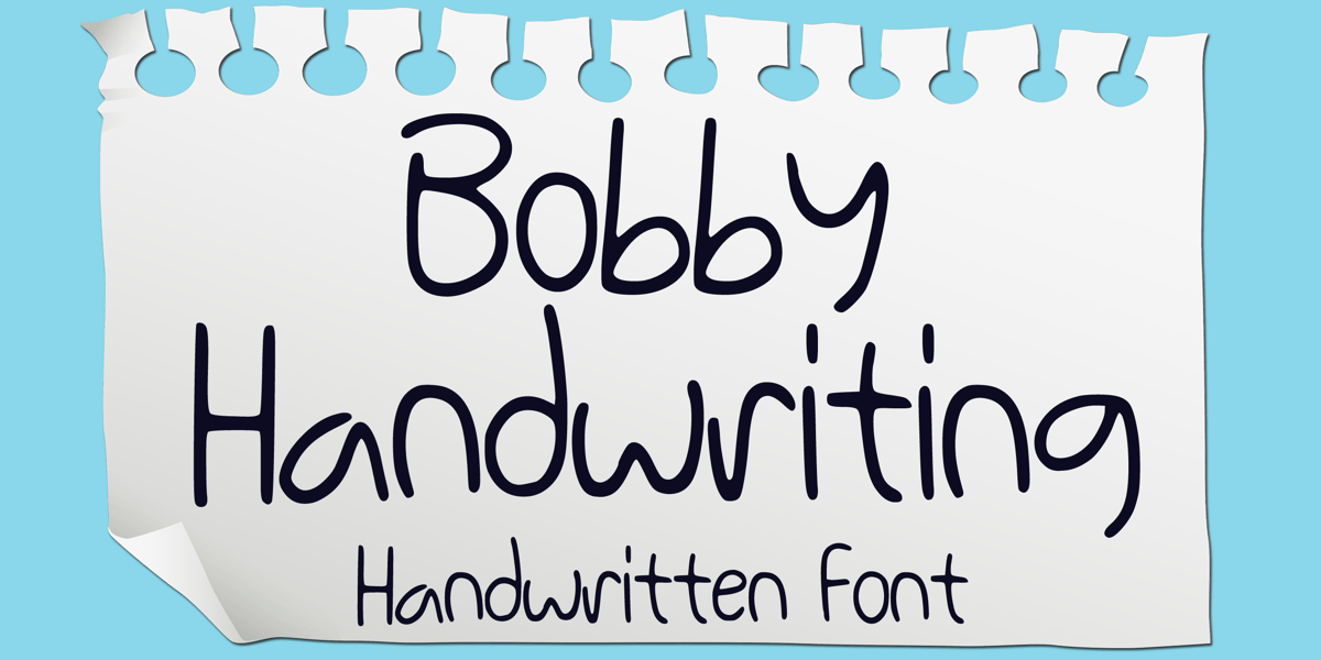 Bobby Handwriting Font | Webfont & Desktop | MyFonts