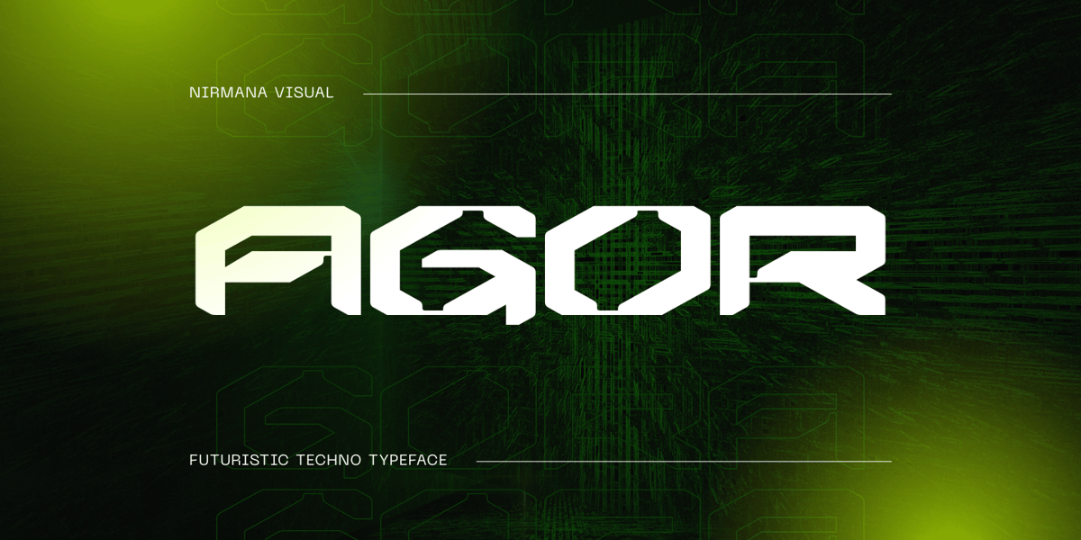 Agor Techno Font | Webfont & Desktop | MyFonts