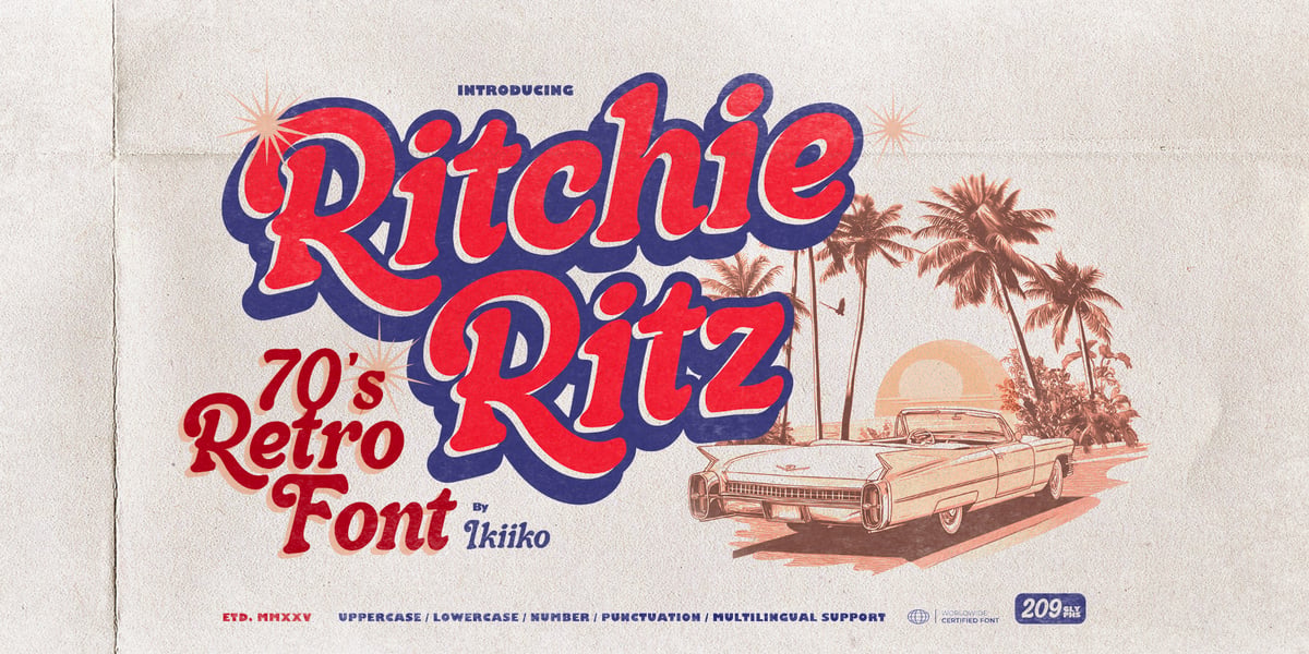 Ritchie Ritz Font | Webfont & Desktop | MyFonts