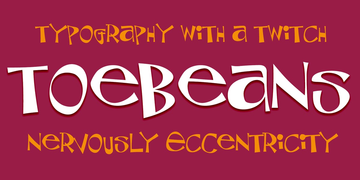 Toe Font Design Toe Beans PB Font | Webfont & Desktop | MyFonts