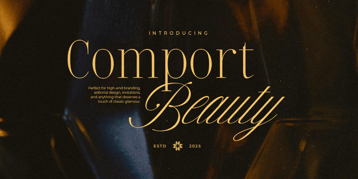 Comport Comport Beauty Font | Webfont & Desktop | MyFonts