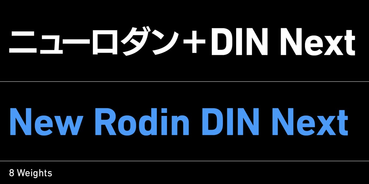 New Rodin DIN Next Pro N Font | Webfont & Desktop | MyFonts