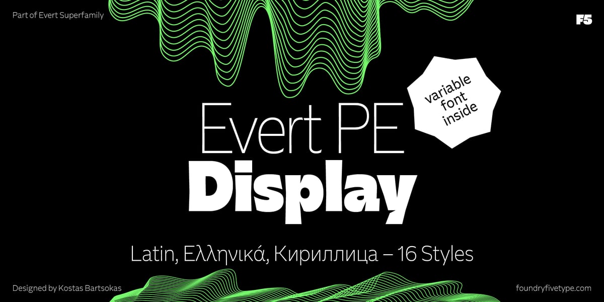 Evert PE Display Font | Webfont & Desktop | MyFonts