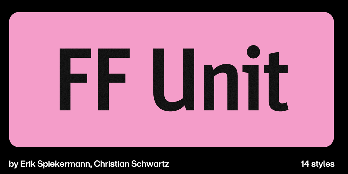 Unit Font FF Unit Font | Webfont & Desktop | MyFonts