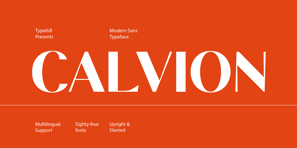 Calvion Sans Calvion Extra Bold Expanded Font | Webfont & Desktop | MyFonts