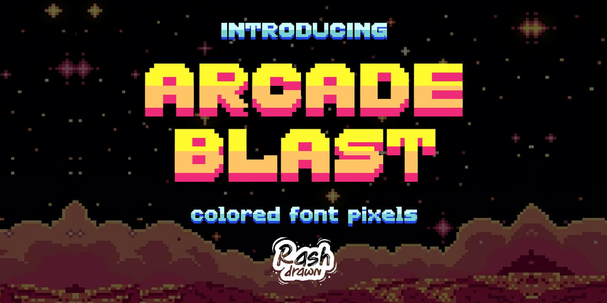 Arcade Blast Font | Webfont & Desktop | MyFonts
