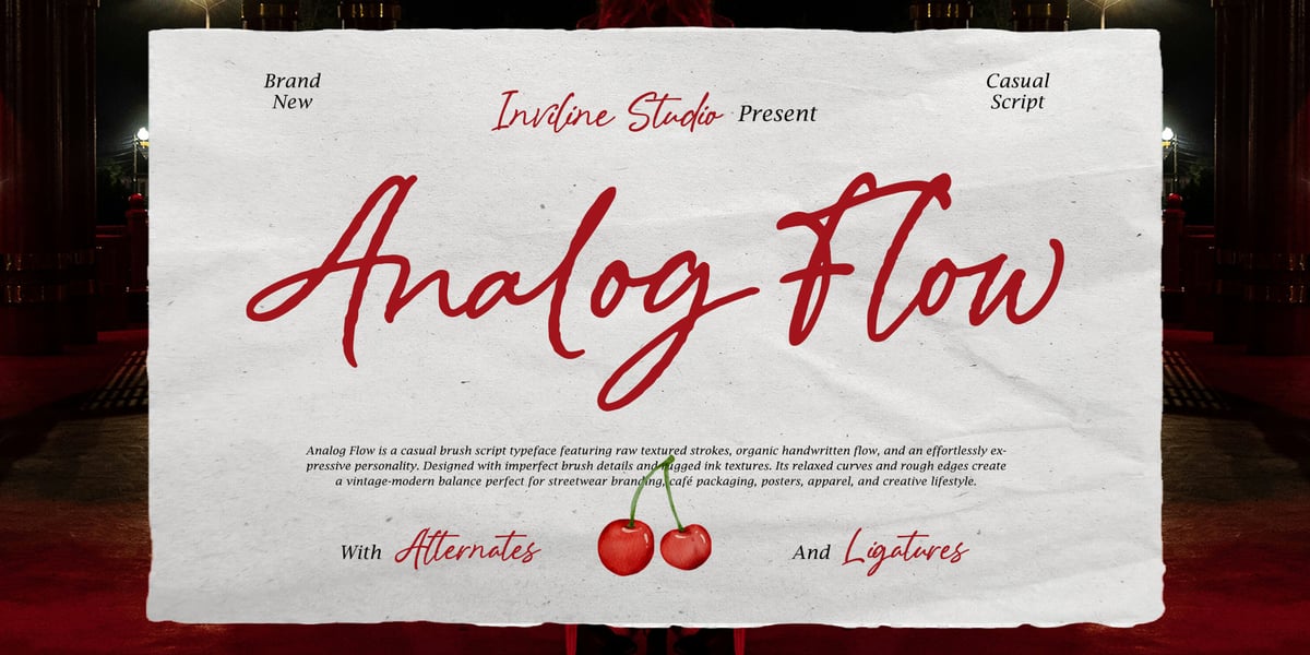 Analog Flow Font | Webfont & Desktop | MyFonts