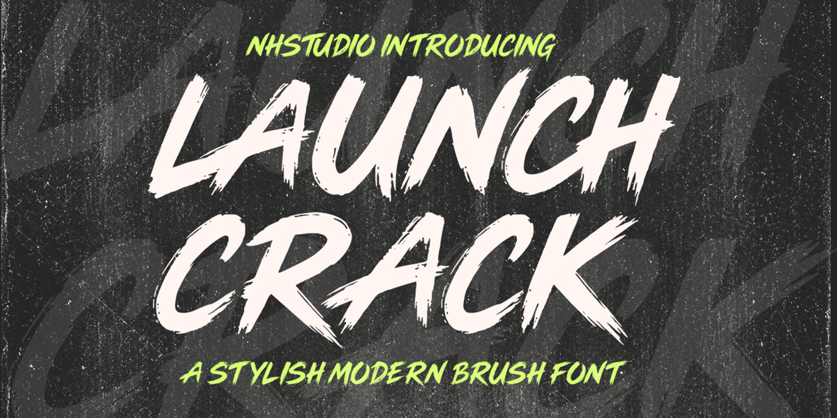 Launch Crack Font | Webfont & Desktop | MyFonts