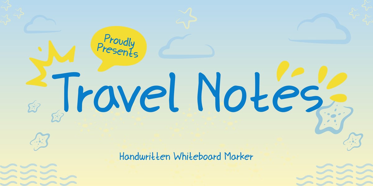 Travel Notes Font | Webfont & Desktop | MyFonts