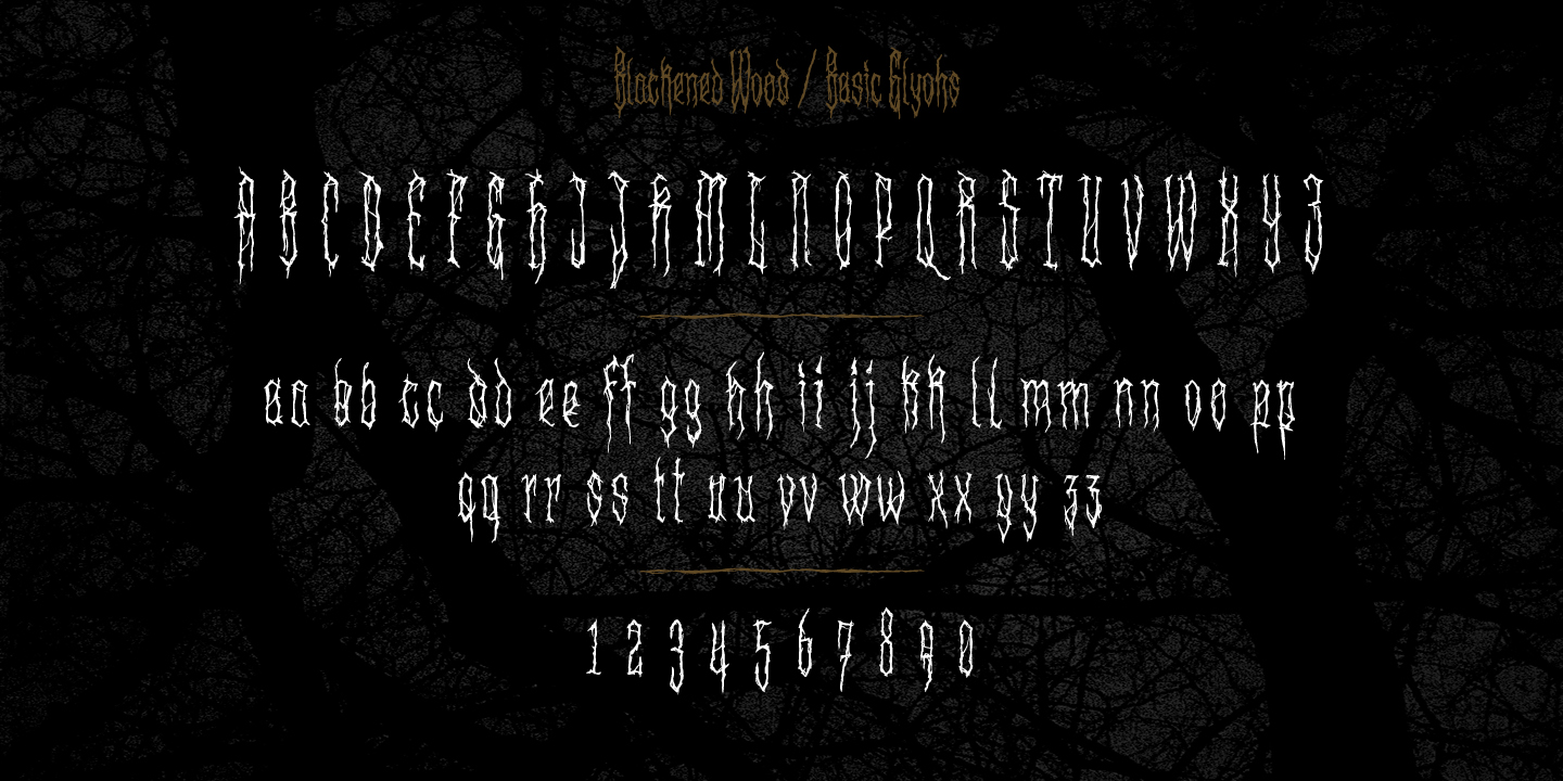 XXII Blackened Wood™