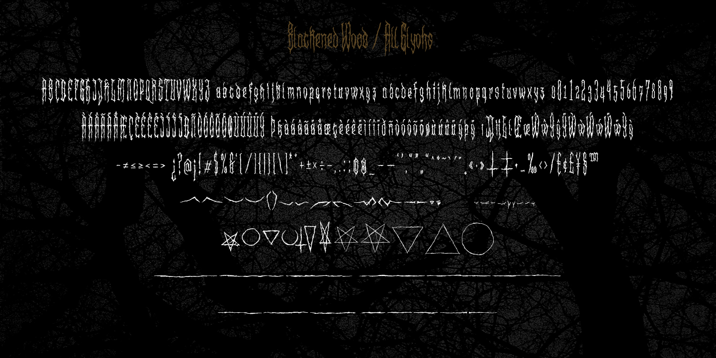 XXII Blackened Wood™