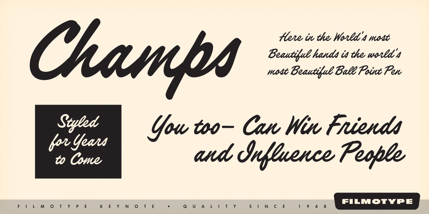 Filmotype Keynote™