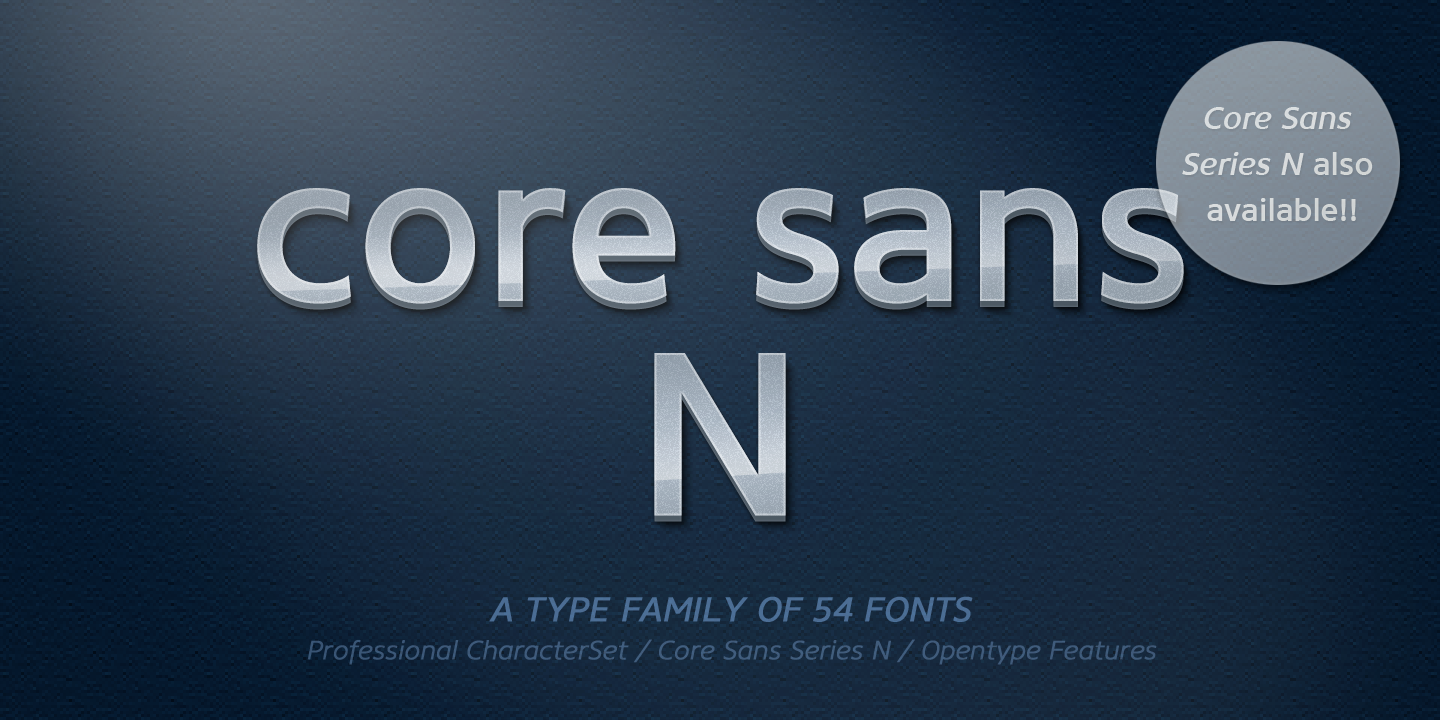 Core Sans N SC