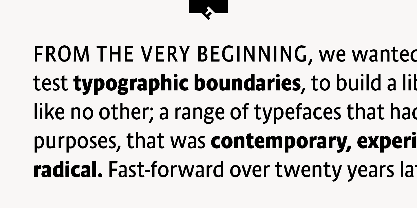 FF Absara® Sans Headline