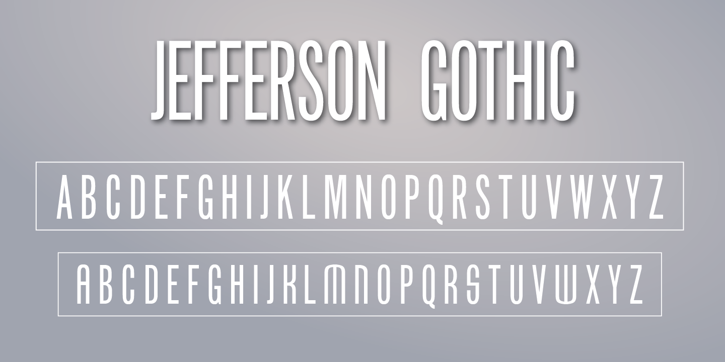 LTC Jefferson Gothic™