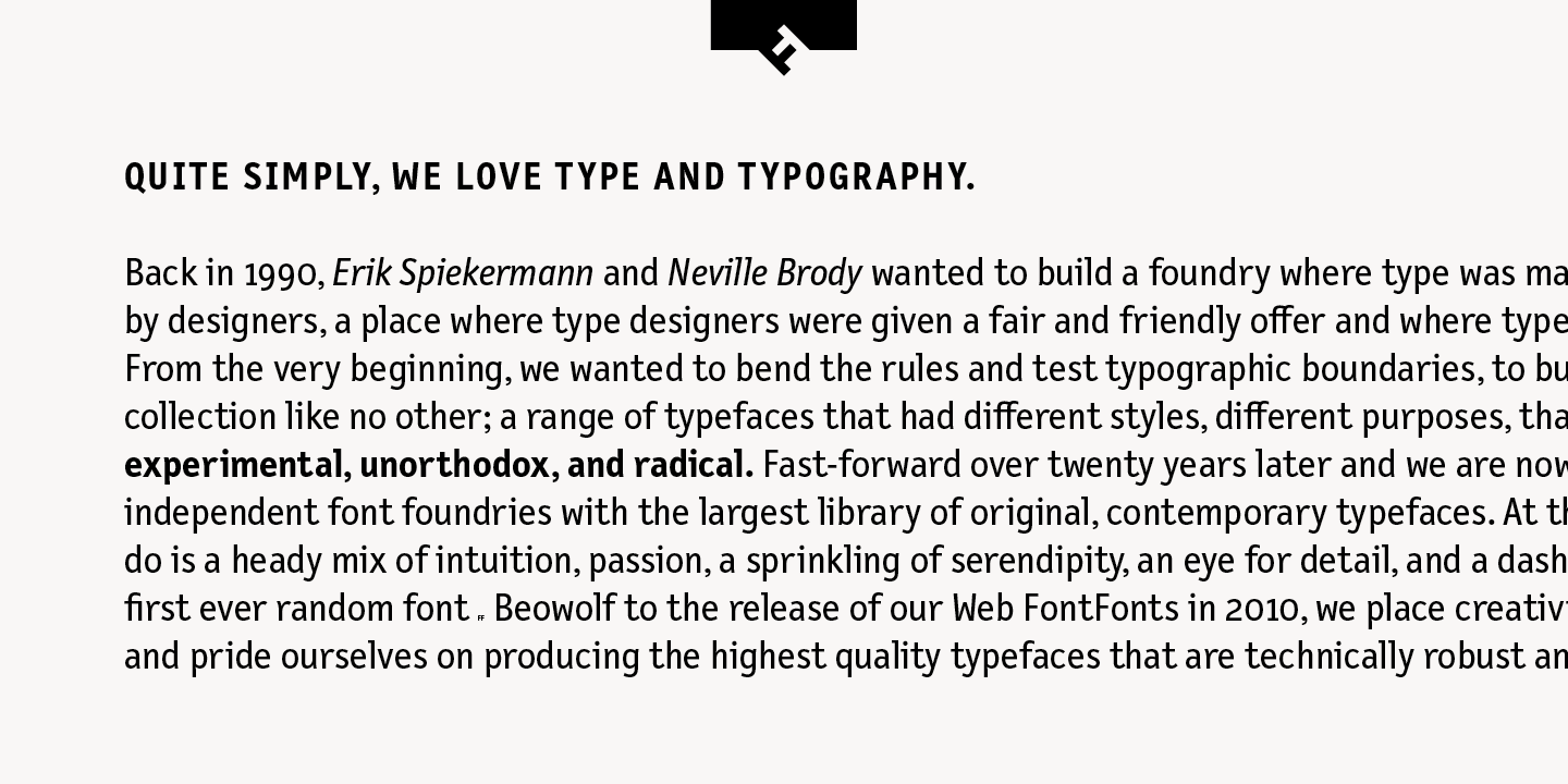 FF Letter Gothic Text®