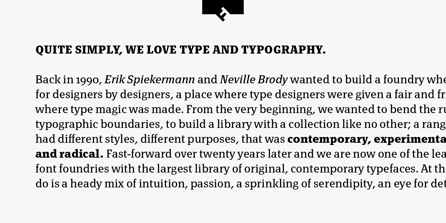 FF Page™ Serif