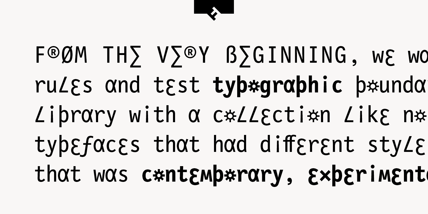 FF Letter Gothic™ Slang