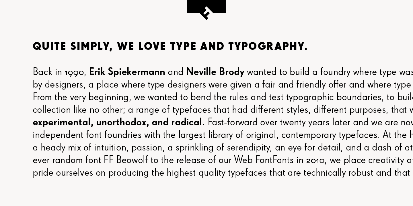 FF Super Grotesk®