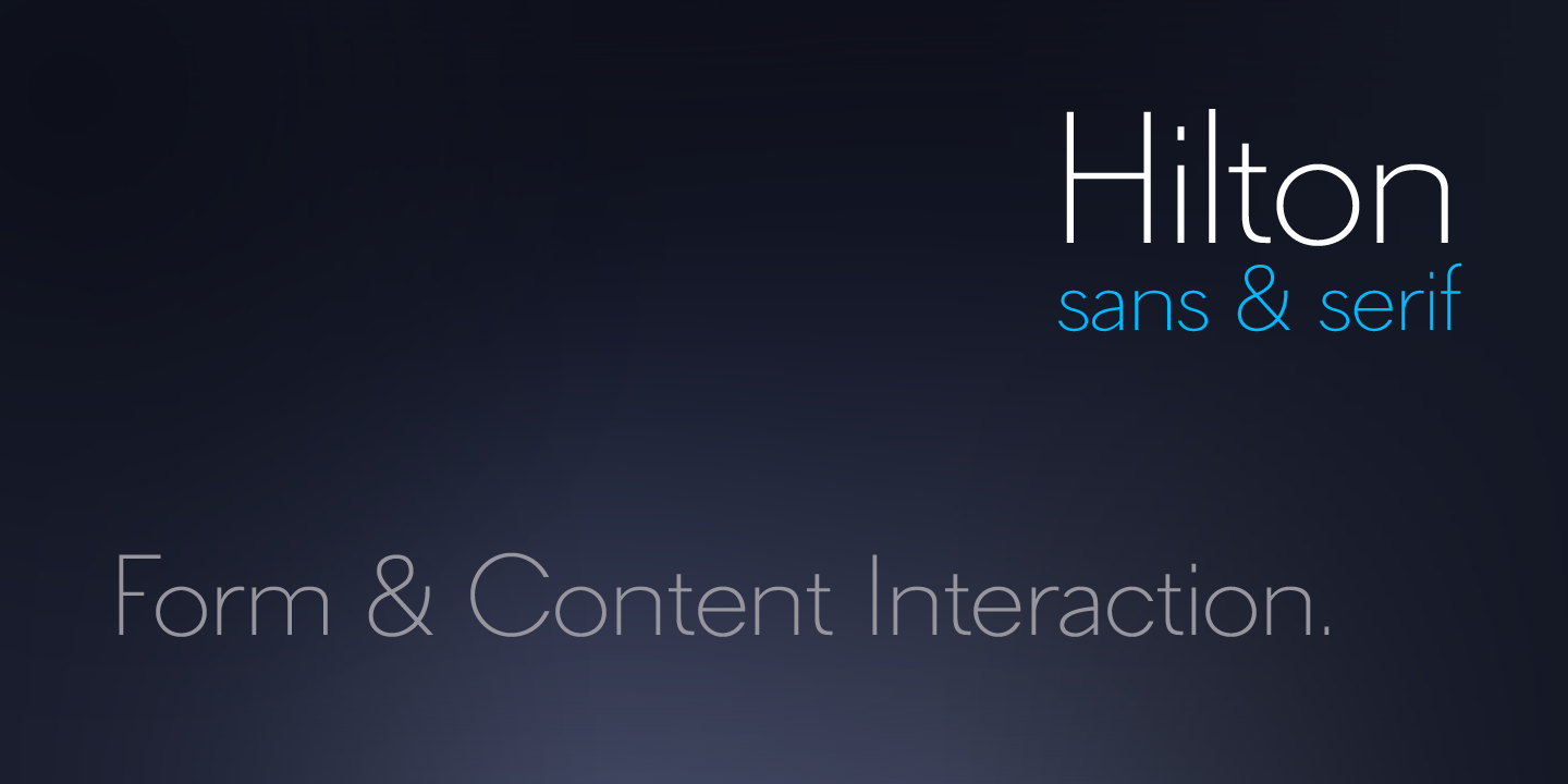 Hilton Sans™