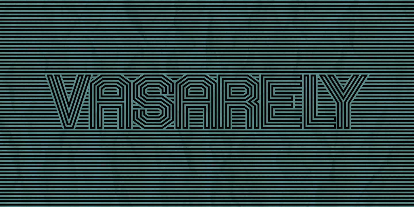 Image of Vasarely Bold Font