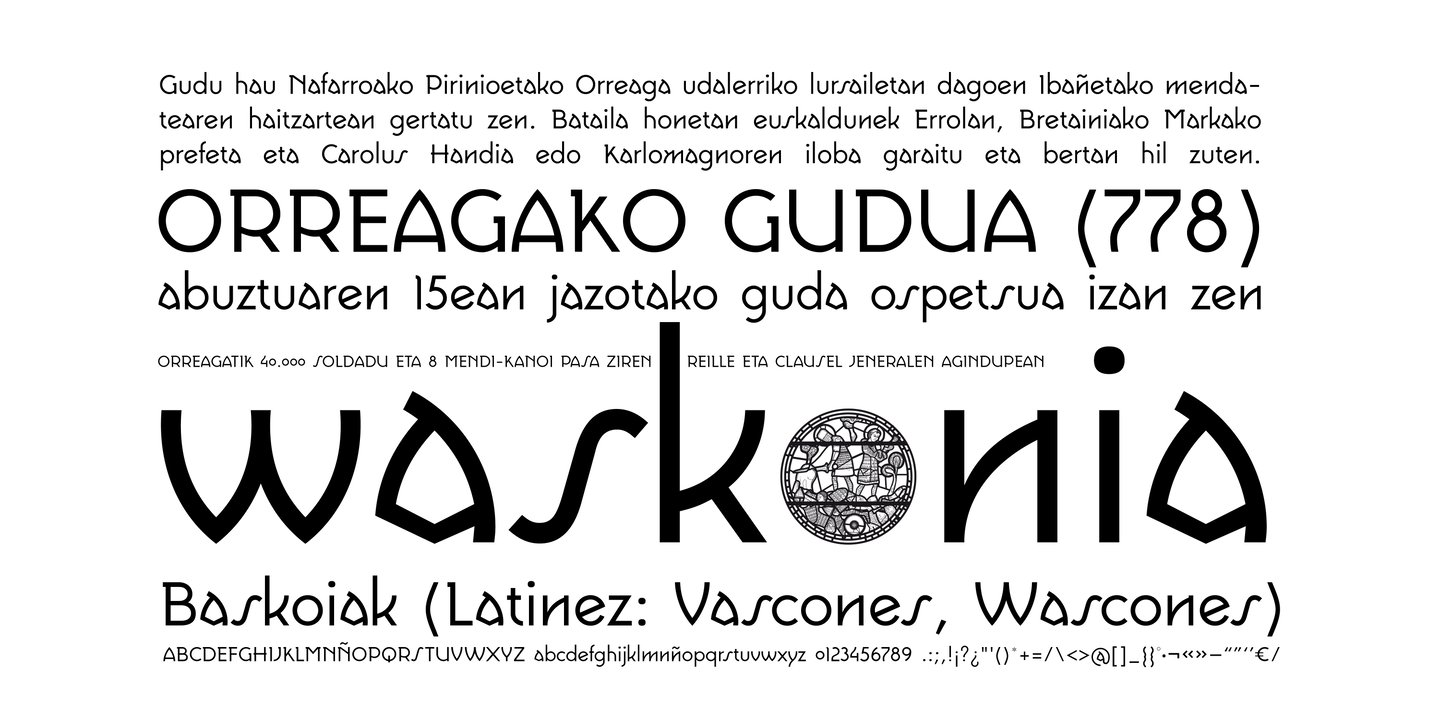 Image of Waskonia Font