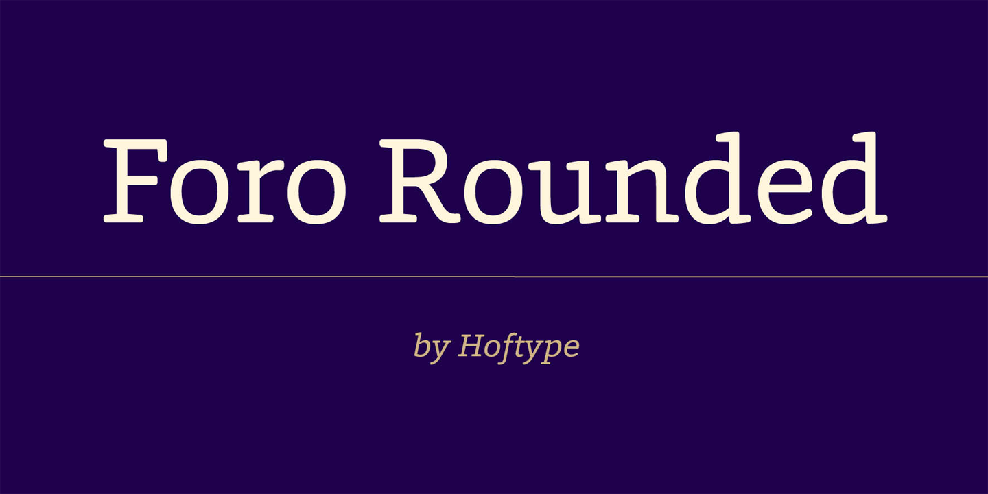 Foro Rounded