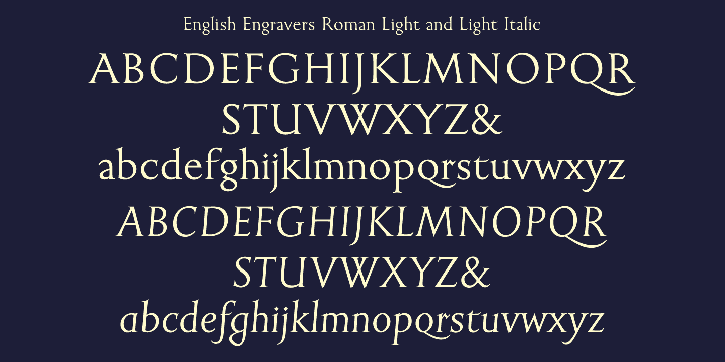 English Engravers Roman