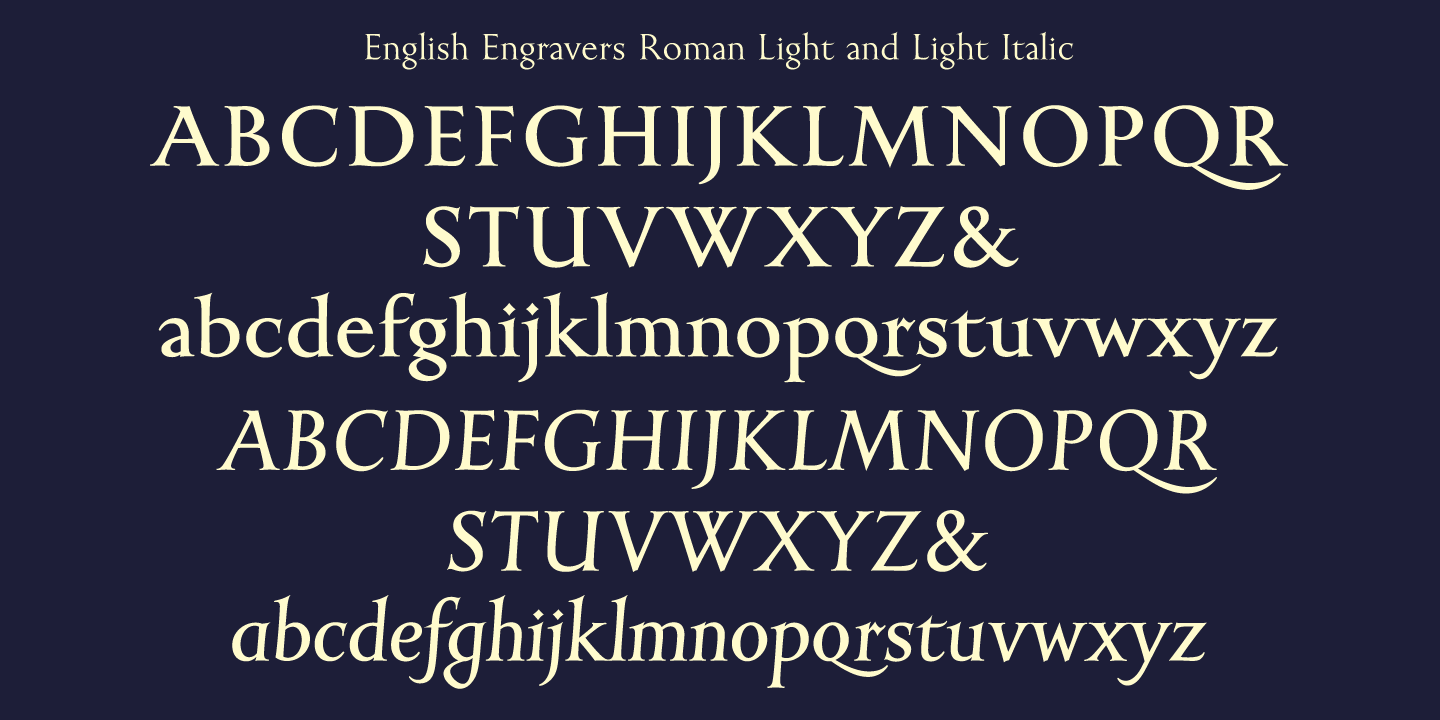 English Engravers Roman