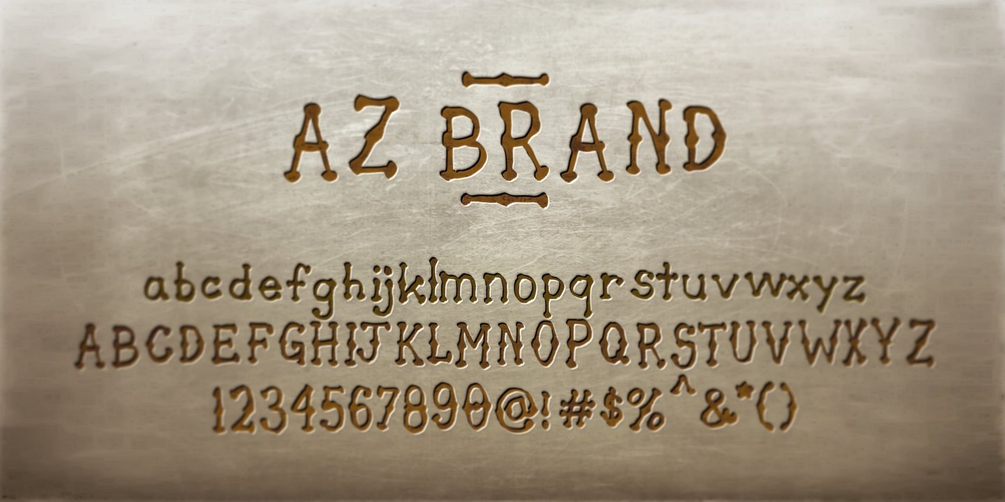 Image of AZ Brand Font