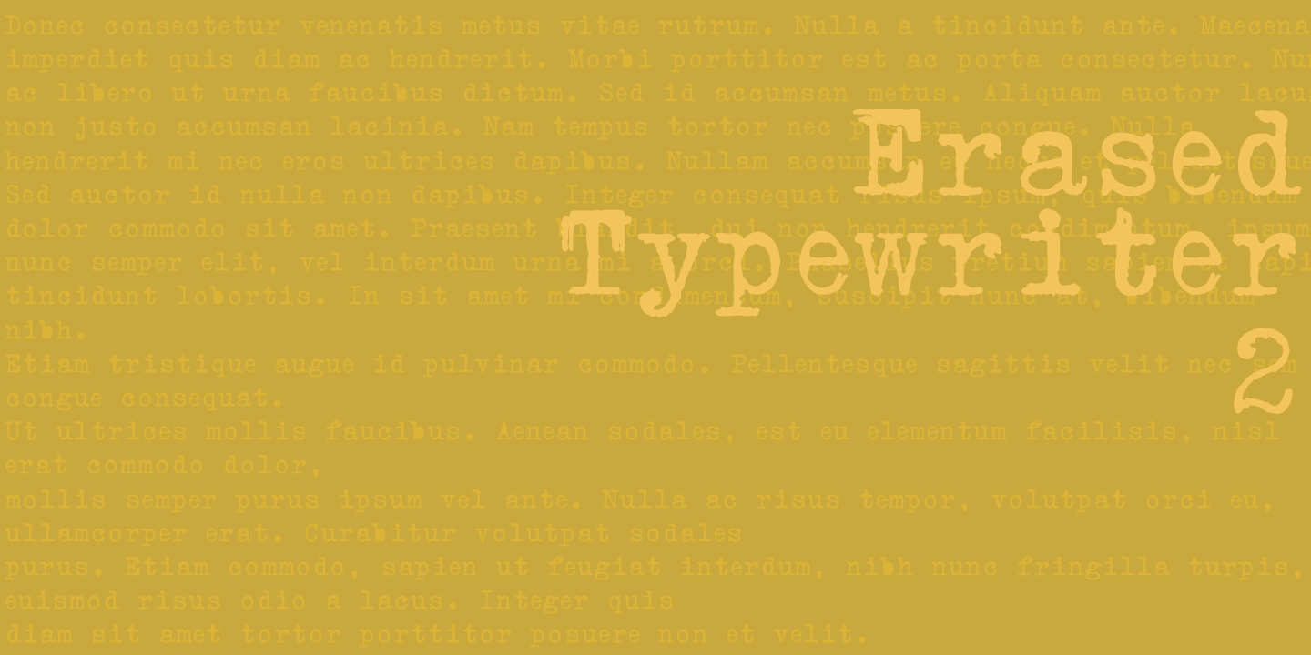 Erased Typewriter 2