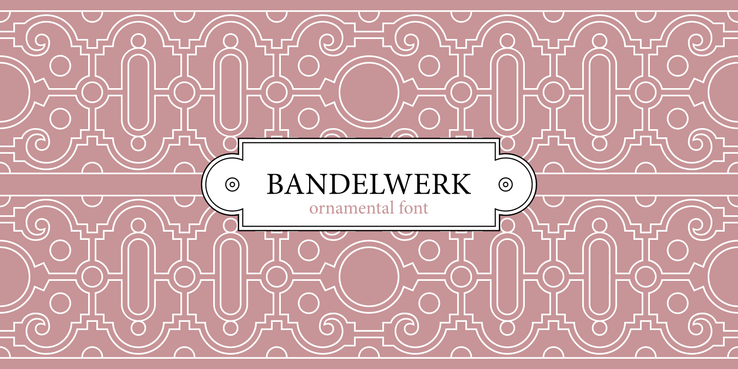Image of Bandelwerk Font