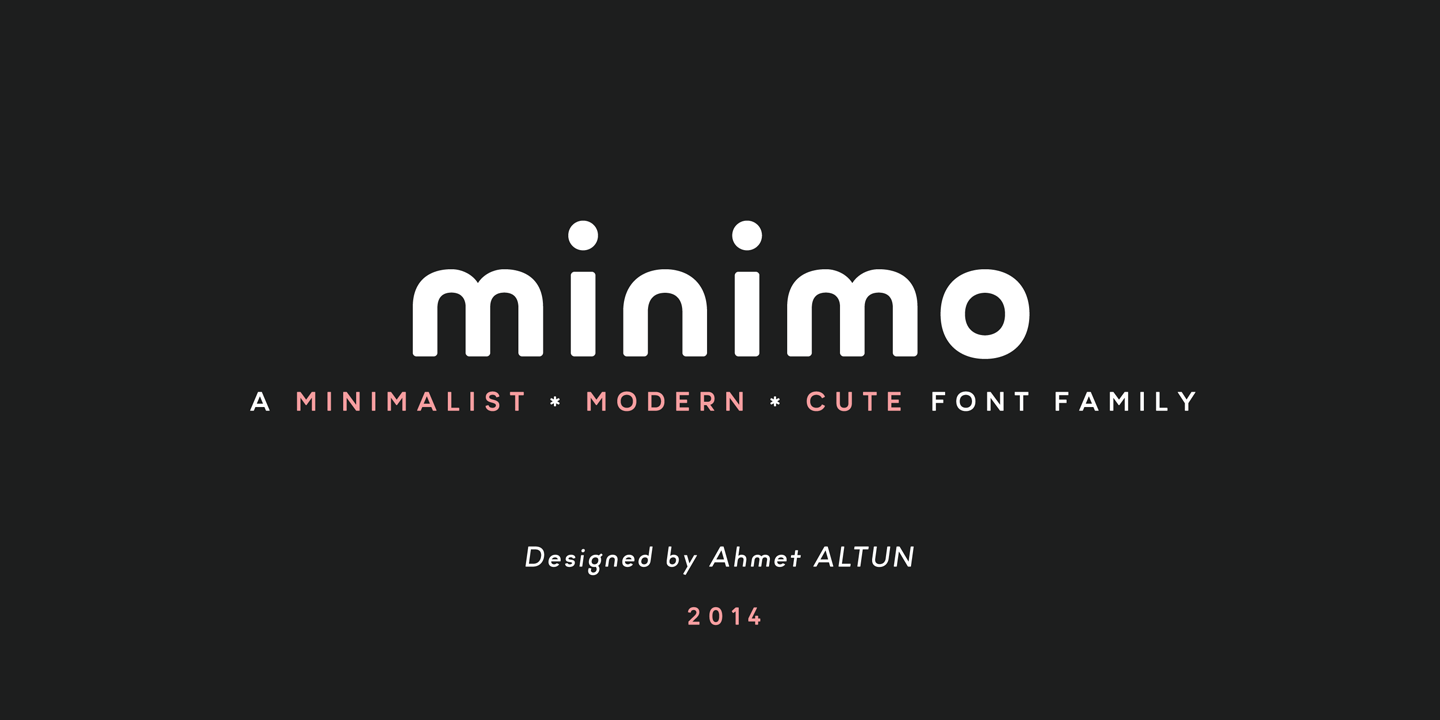 Image of Minimo Medium Font