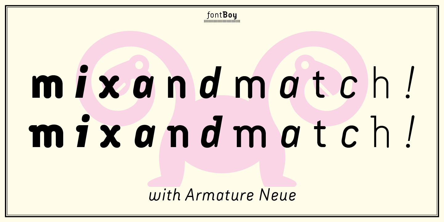 Armature Neue Sans