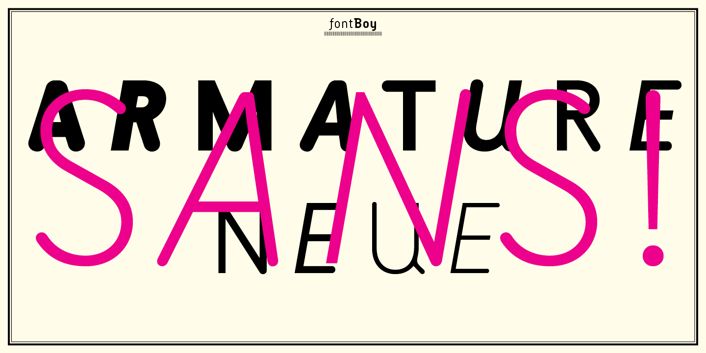 Armature Neue Sans
