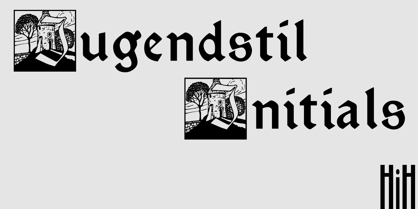 Jugendstil Initials