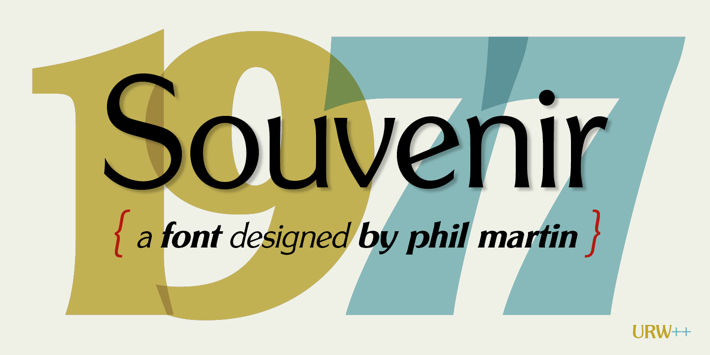 Souvenir Gothic™