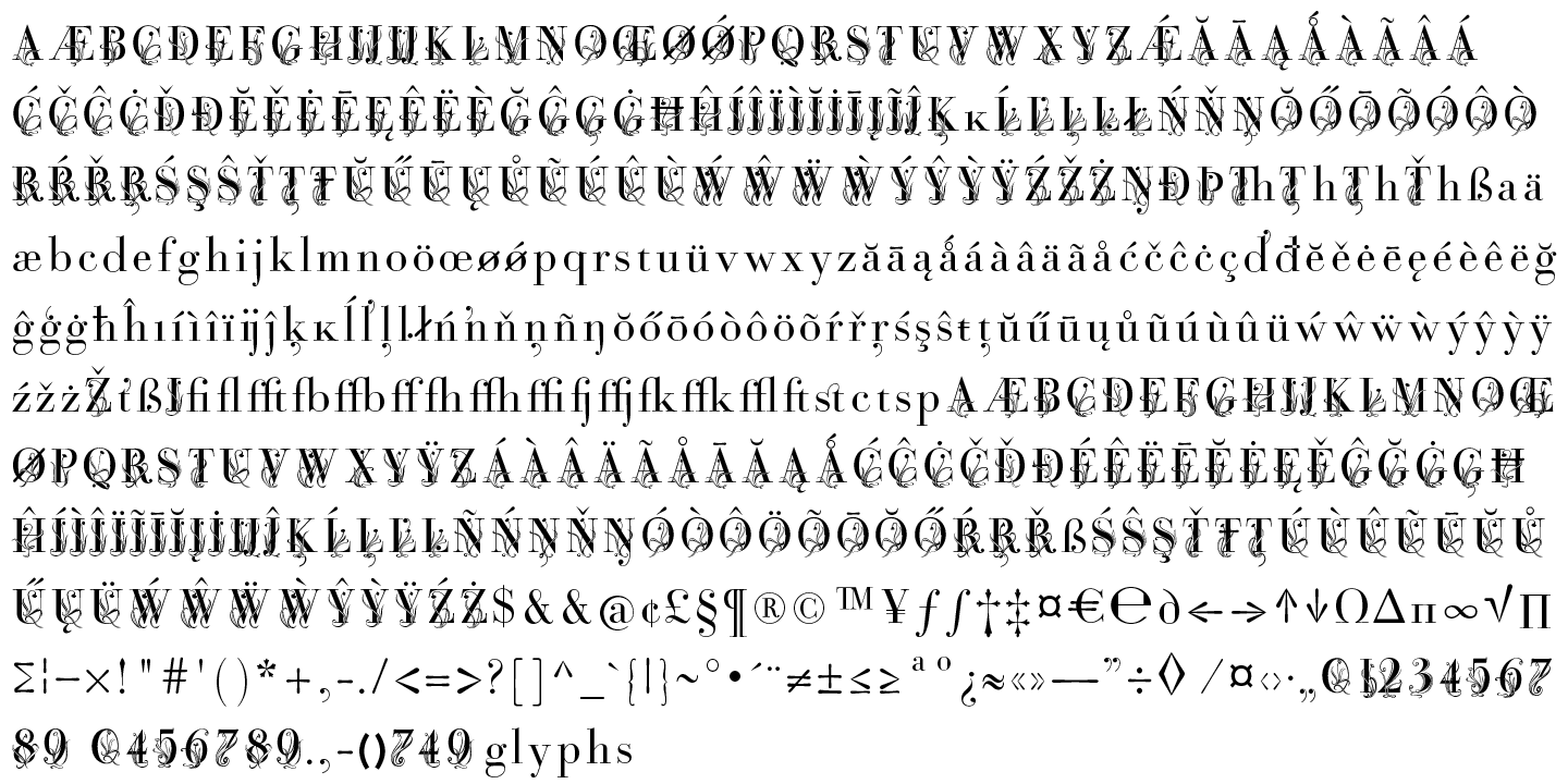 Bodoni Classic Fleurs