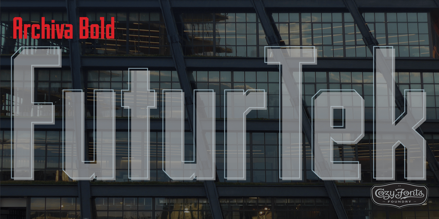 Image of Archiva Bold font