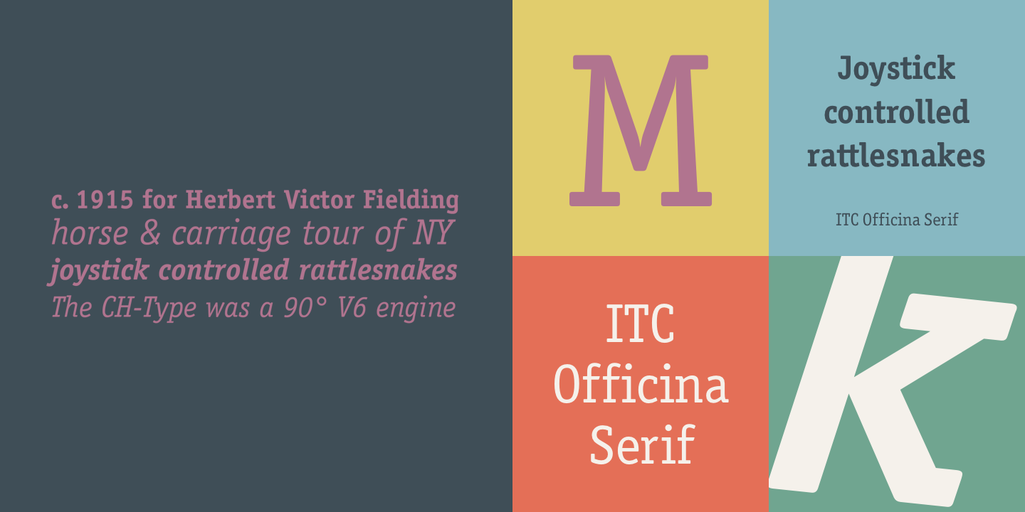 ITC Officina® Serif