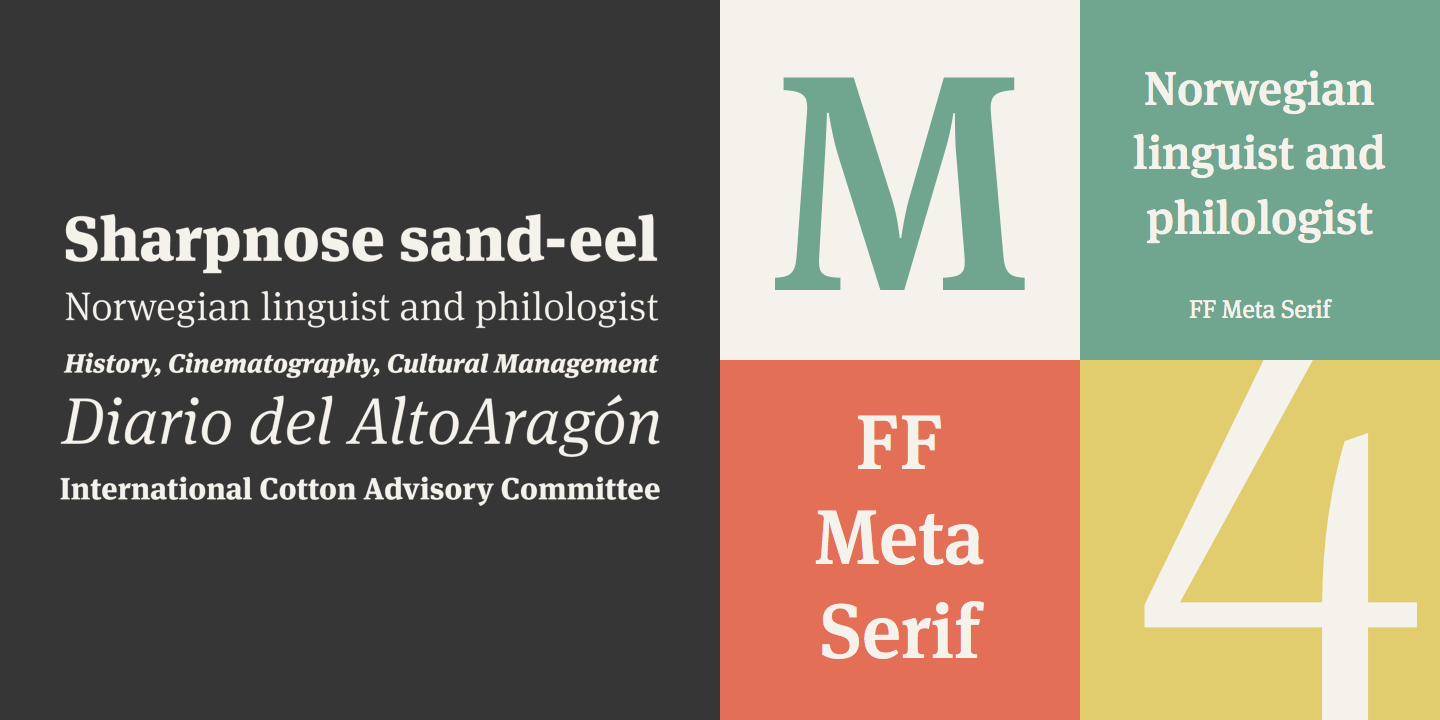 FF Meta® Serif