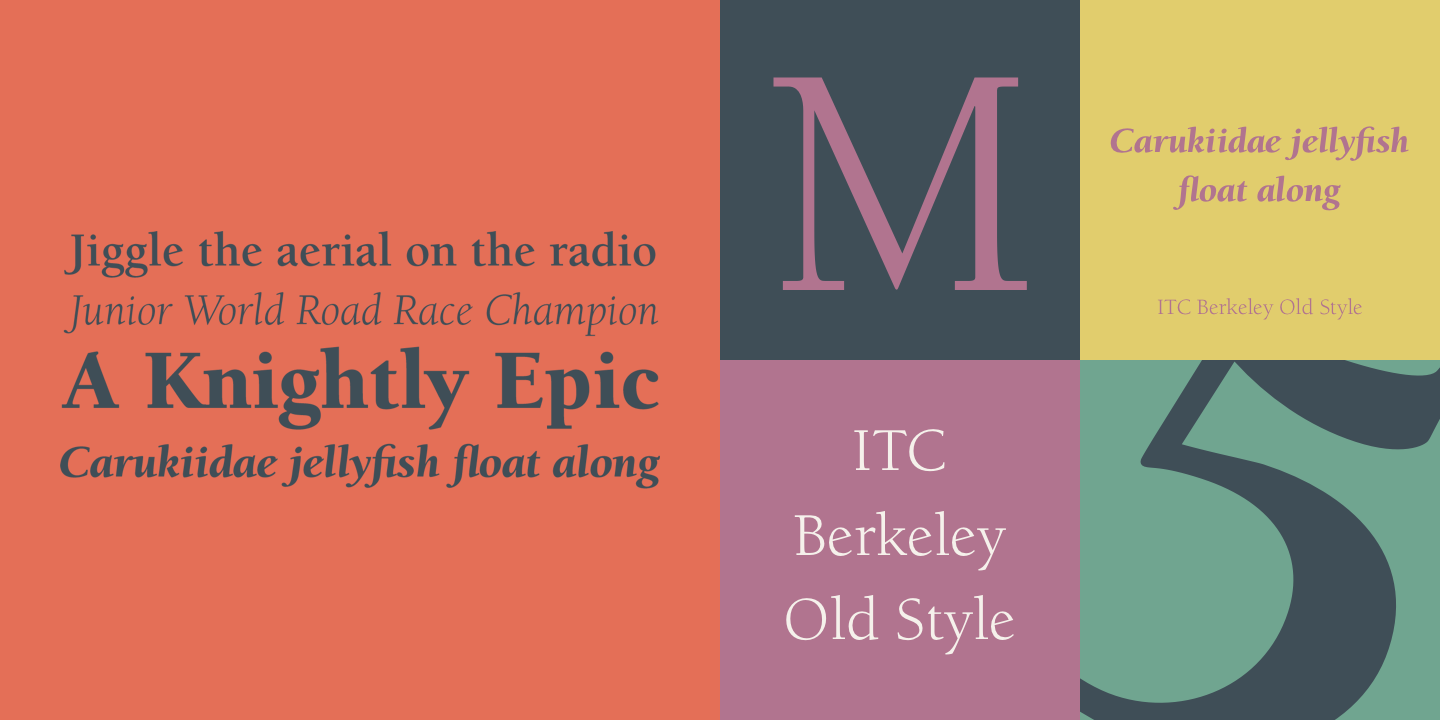 ITC Berkeley Old Style Pro Medium