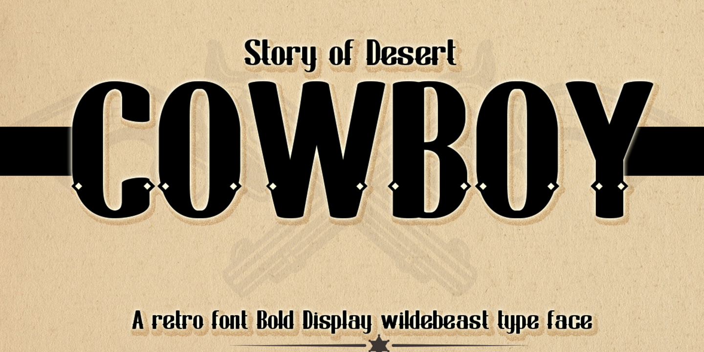 Image of Wildebeast 3 Font