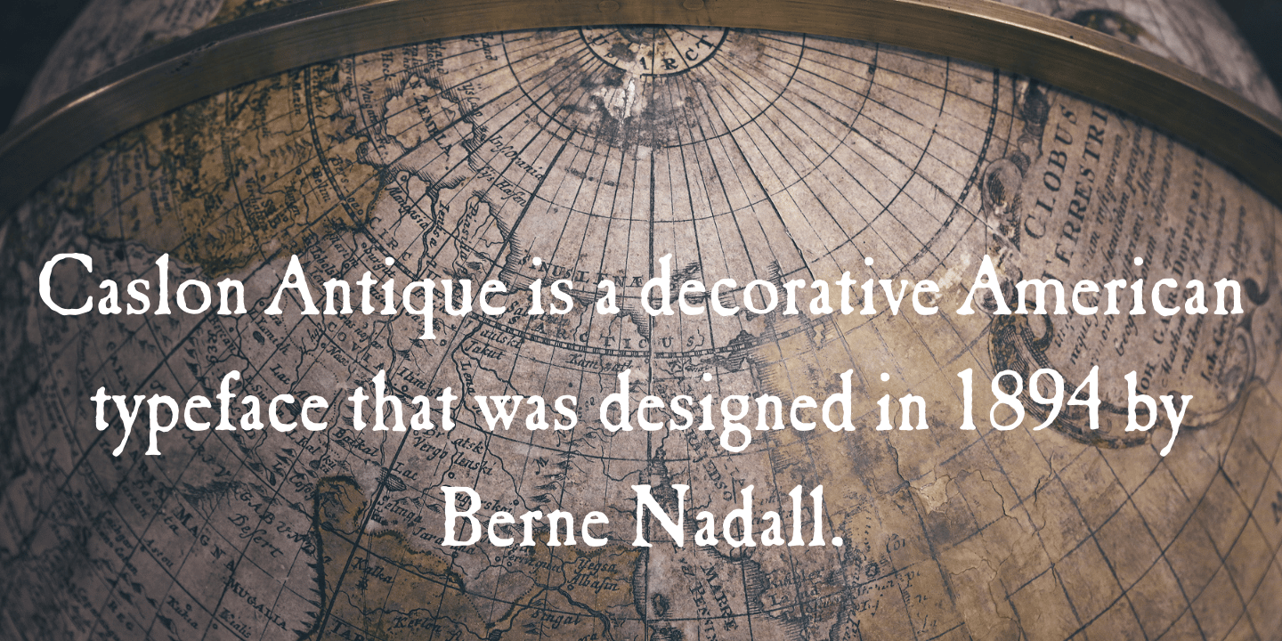 Caslon Antique
